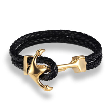 Dears fashion Anchor III Black Gold Watch